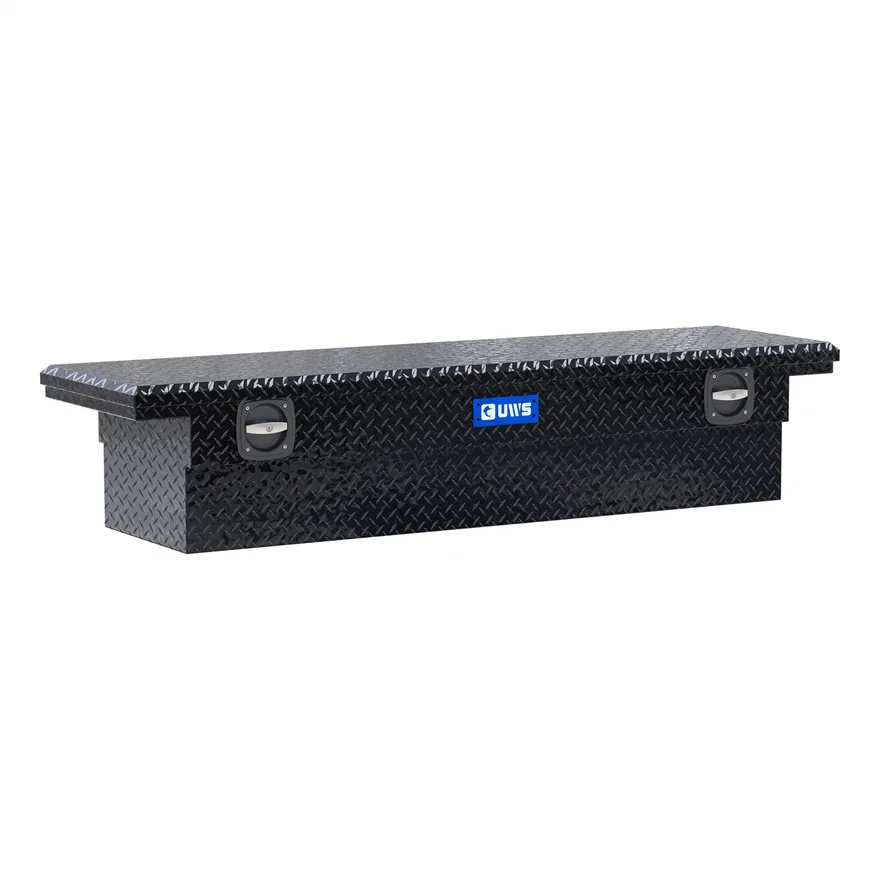 UWS SL-72-LP-BLK, Gloss Black 72" Secure Lock Truck Tool Box, Low Profile (LTL Shipping Only)