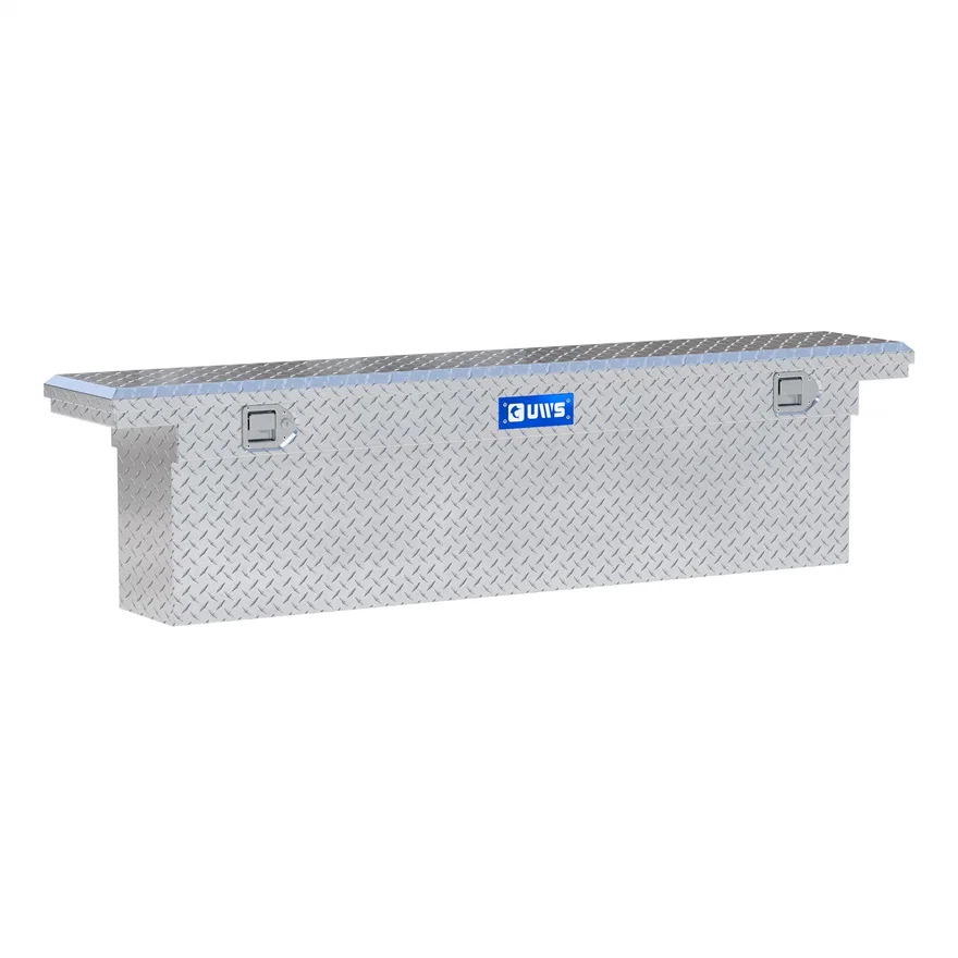 UWS TBSD-72-SL-LP, Bright Aluminum 72" Deep Slim Truck Tool Box, Low Profile (LTL Shipping Only)