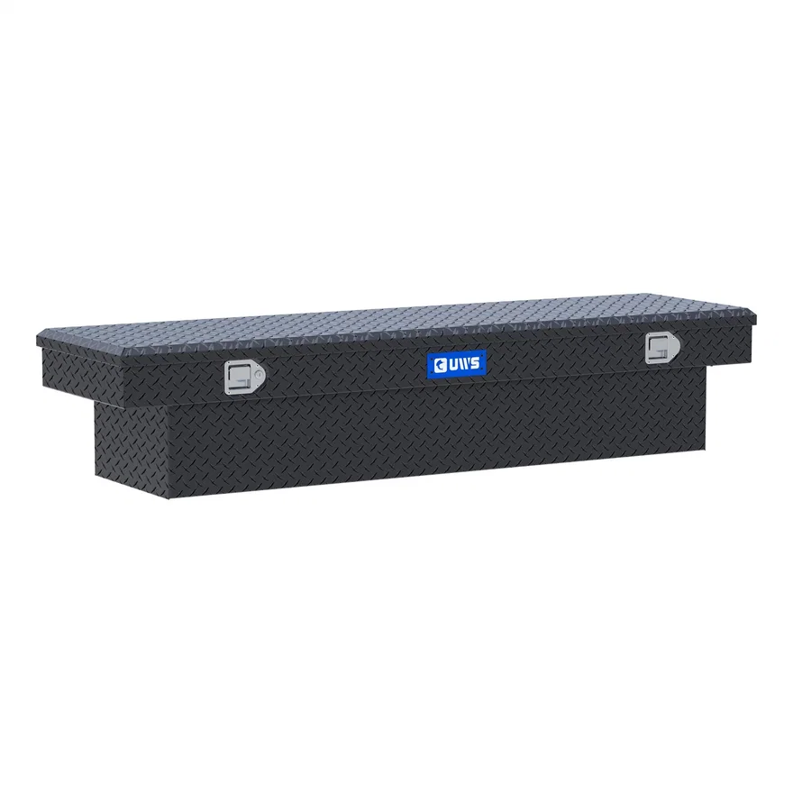 UWS TBS-72-MB, Matte Black Aluminum 72" Crossover Truck Tool Box (LTL Shipping Only)