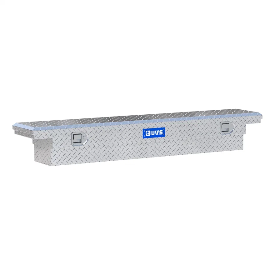 UWS EC10541, Bright Aluminum 69" Slim Crossover Tool Box with Low Profile (Heavy Packaging)