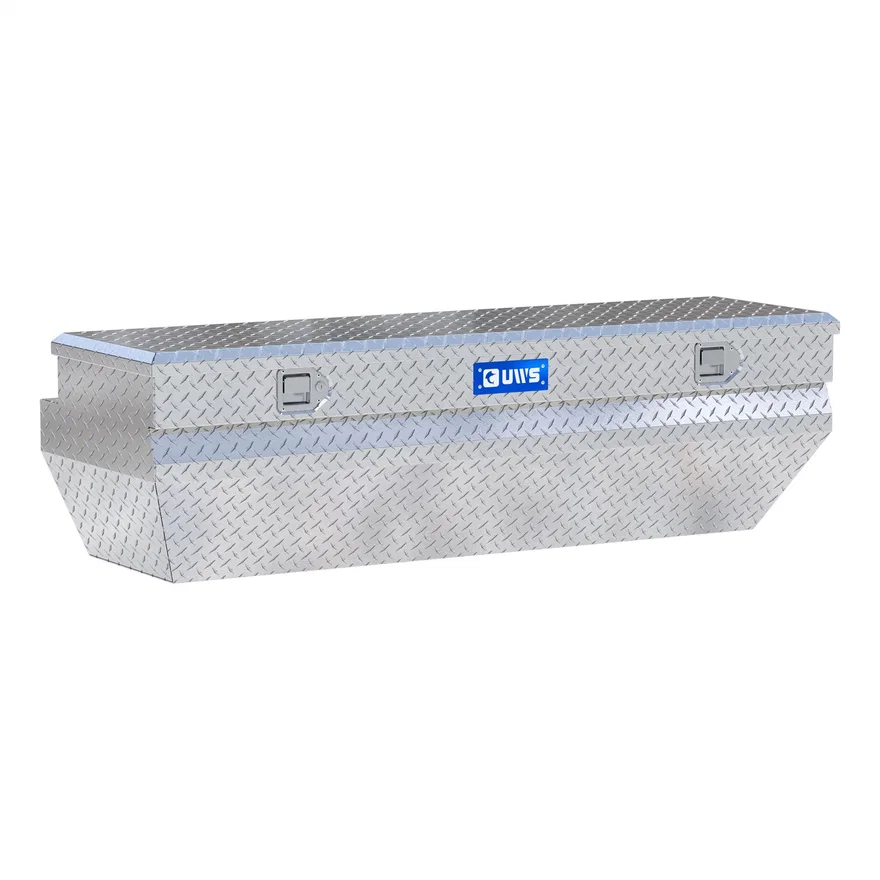 UWS TBC-62-WN, Bright Aluminum 62" Wedged Angled Utility Chest Box (LTL Shipping Only)