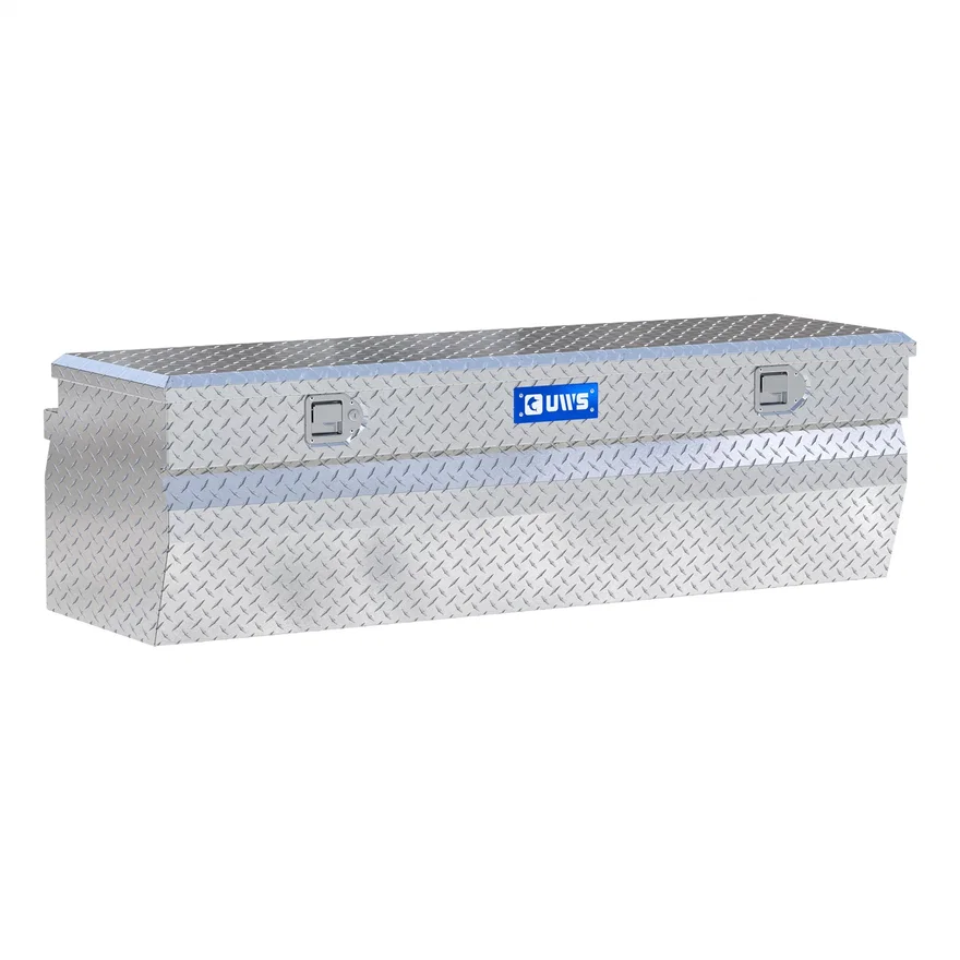 UWS EC20351, Bright Aluminum 60" Wedge Utility Chest Box (Heavy Packaging)