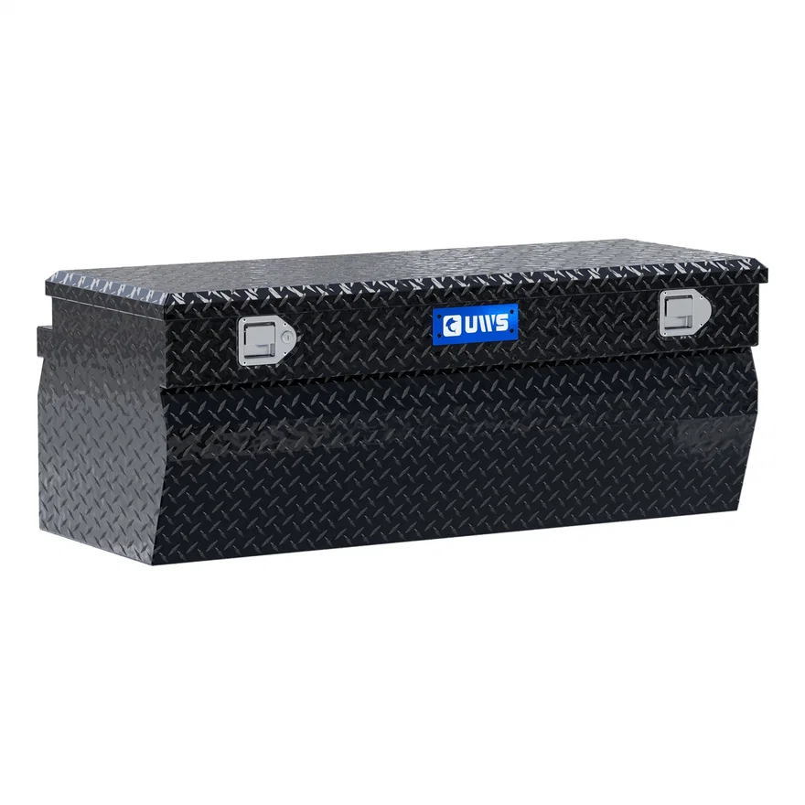 UWS TBC-48-W-BLK, Gloss Black Aluminum 48" Wedge Utility Chest Box (LTL Shipping Only)