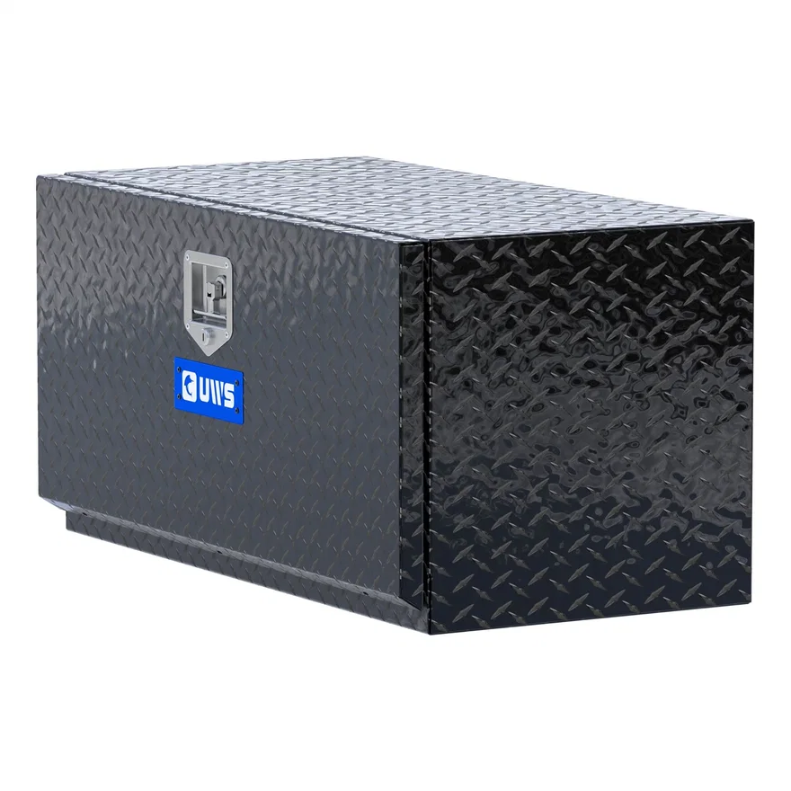 UWS EC40092, Gloss Black Aluminum 36" Single-Door Underbody Tool Box (Heavy Packaging)