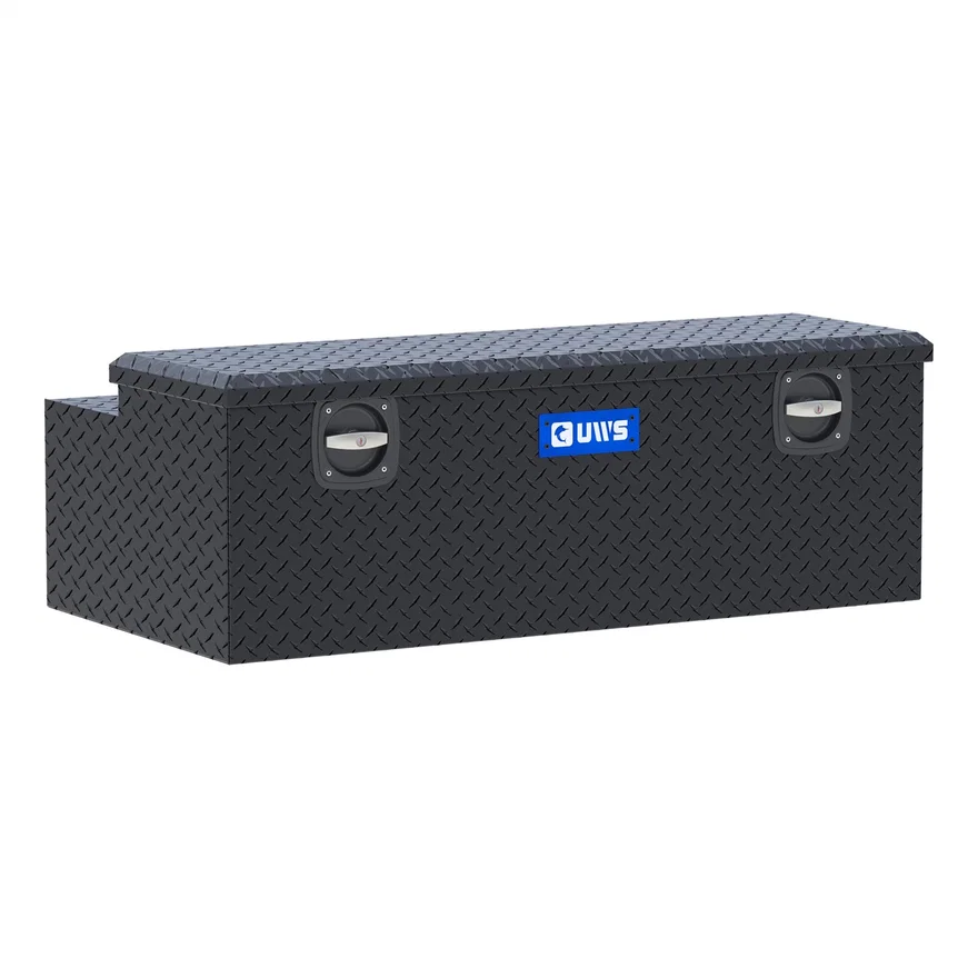 UWS EC20503, Matte Black Aluminum Secure Lock 48" Under Tonneau Chest Box (Heavy Packaging)