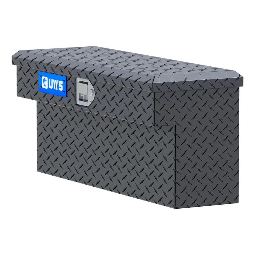 UWS UTV-SM33-MB, Matte Black Aluminum UTV Side Tool Box - Polaris Ranger (LTL Shipping Only)