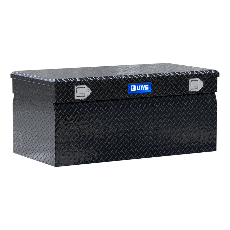 UWS TBC-48-BLK, Gloss Black Aluminum 48" Utility Chest Box (LTL Shipping Only)