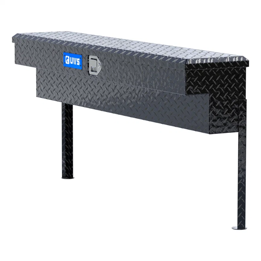 UWS EC30122, Gloss Black Aluminum 60" Truck Side Tool Box (Heavy Packaging)