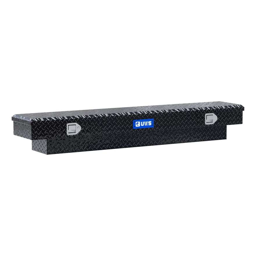 UWS TBS-69-SL-BLK, Gloss Black Aluminum 69" Slim-Line Crossover Truck Tool Box (LTL Shipping Only)