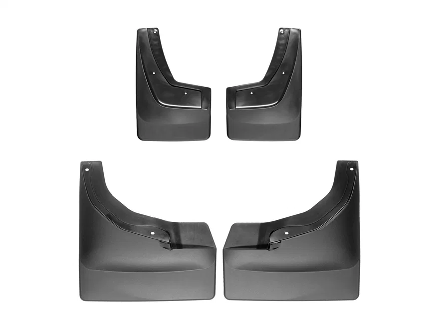 Weathertech 110036-120076, MudFlap No-Drill DigitalFit® MudFlap Kit for GMC Sierra 3500 HD