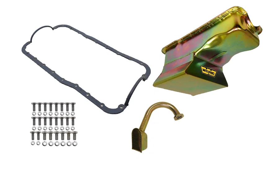Weiand 5037WND, Oil Pan Kit- Fabricated