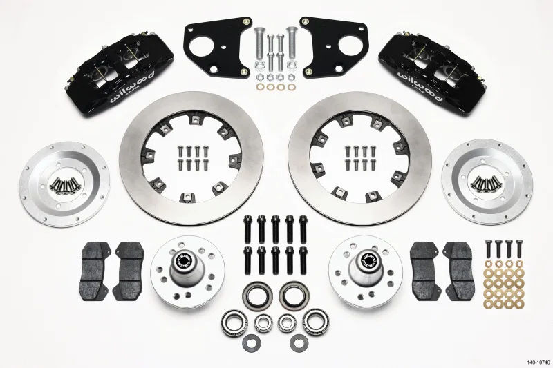 Wilwood 140-10740, Dynapro 6 Front Hub Kit 12.19in 62-72 CDP B & E Body-Drum