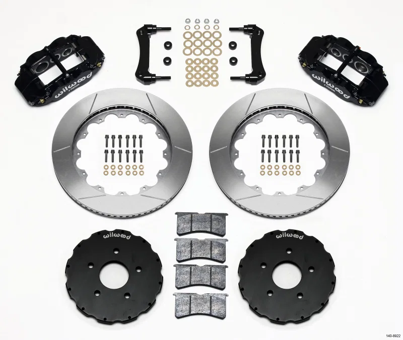 Wilwood 140-8922, Narrow Superlite 6R Front Hat Kit 14.00in 2005-up Corvette C6