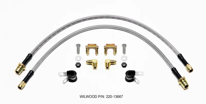 Wilwood 220-13667, Flexline Kit Front 03-UP Mazda 3