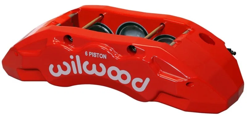 Wilwood 120-13818-RD, Caliper-TX6R- L/H - Red 1.75/1.62/1.62in Pistons 1.38in Disc