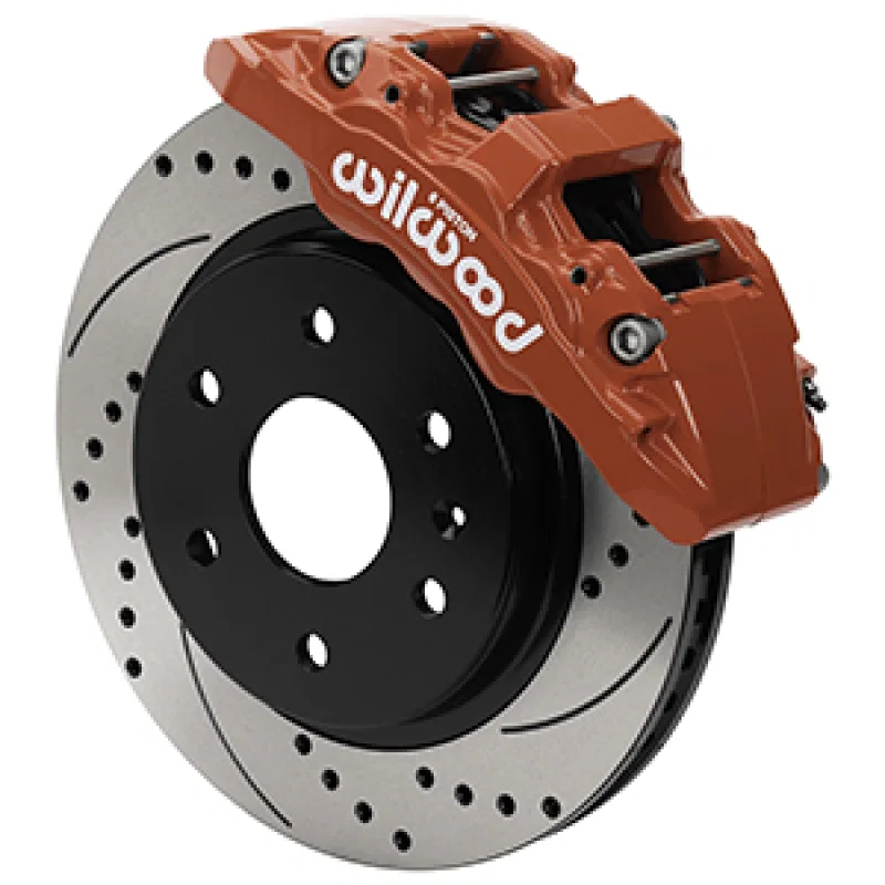 Wilwood 140-16803-DR, 99-06 Chevy Silverado/GMC Sierra Aero6-DM Front Brake Kit - D&S - Red