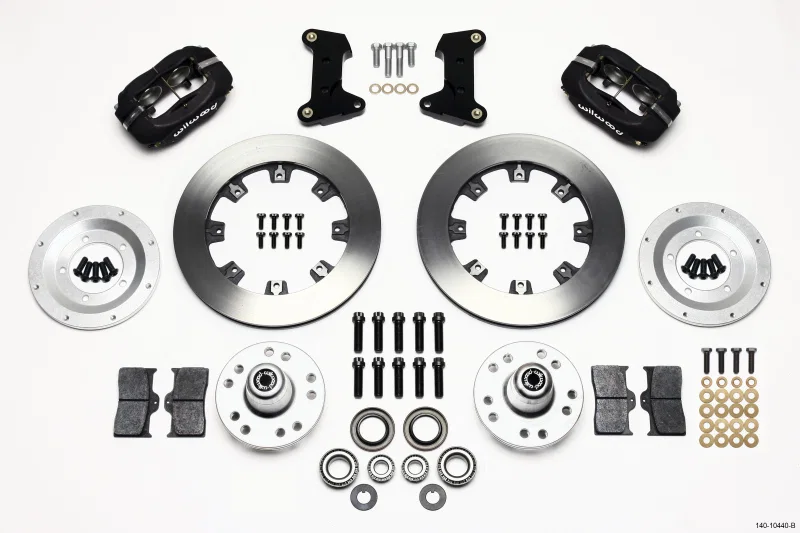 Wilwood 140-10440-B, Forged Dynalite Front Kit 12.19in 74-80 Pinto/Mustang II Disc Spindle only