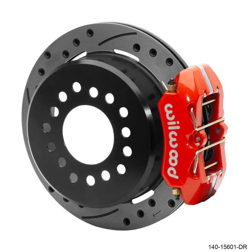 Wilwood 140-15601-DR, Dynapro Low-Profile 11.00in P-Brake Kit Dust Seal 2.36in Offset - Red