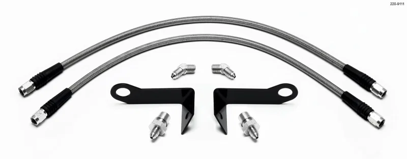 Wilwood 220-9111, Flexline Kit Front 2005-08 Ford Mustang w/ SL4 or SL6 Caliper