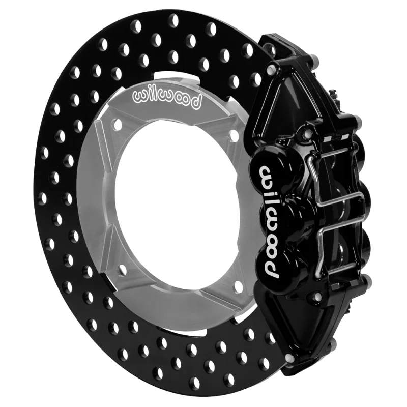 Wilwood 140-17280-D, 2020+ Polaris RZR Pro UTV6 Rear Kit 11.25in - Black Calipers/Drilled Rotors for Ford Bronco