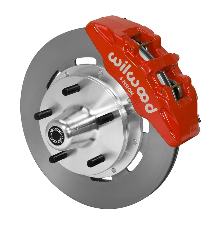 Wilwood 140-14531-R, kit front PINTO/MUSTANG ii 74-78 DP6 5X5.00 hub 12.19 rotor red