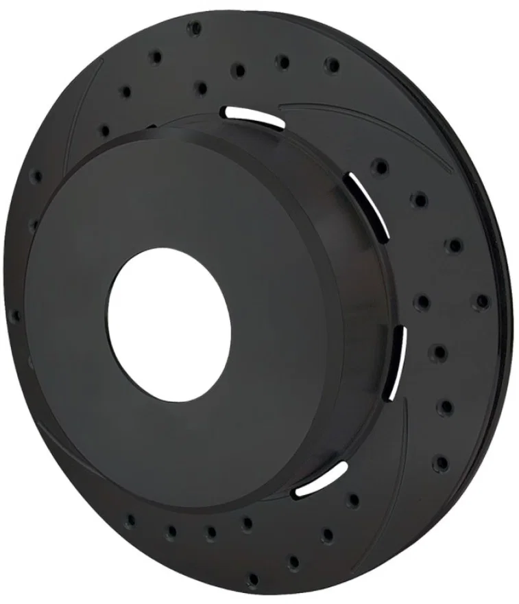 Wilwood 160-6972-BK, Rotor-1.91in Offset-SRP-BLK-Drill-RH 12.19 x .810 - Blank