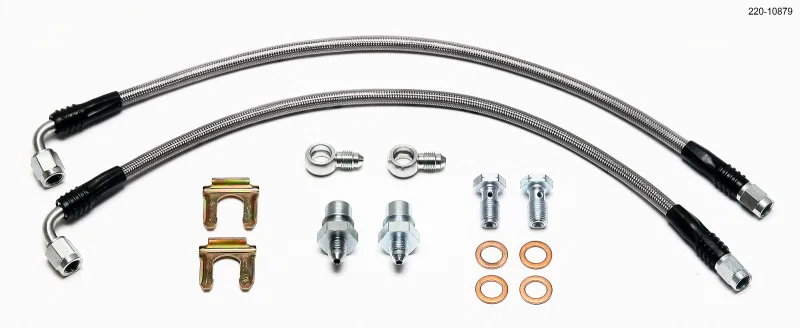 Wilwood 220-10879, Flexline Kit Rear Mini Cooper w/ Combination Parking Brake Caliper