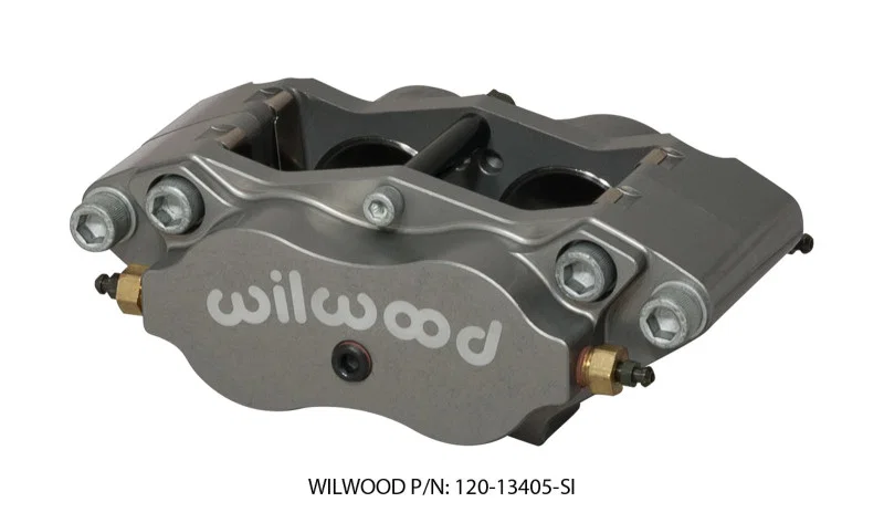 Wilwood 120-13405-SI, Caliper-Billet Narrow Dynalite Radial Mount 1.75in Piston/.38in Disc