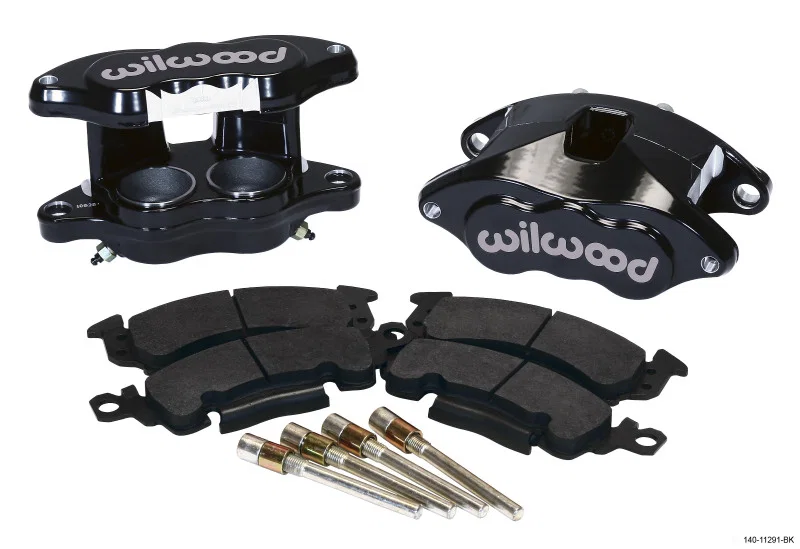 Wilwood 140-11291-BK, D52 Front Caliper Kit - Black Powder 2.00 / 2.00in Piston 1.04in Rotor