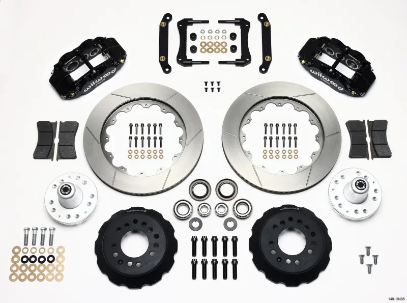 Wilwood 140-10486, Narrow Superlite 6R Front Hub Kit 14.00in 70-78 Camaro