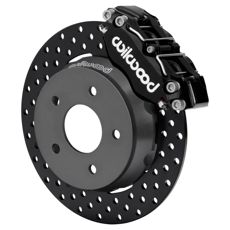 Wilwood 140-18059-D, 22-24 Polaris RZR Turbo/ Pro R 5-Lug Front Big Brake Kit - Drilled Rotors Black Powder Coat