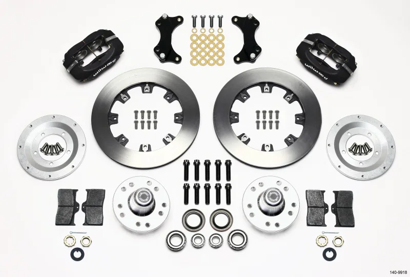 Wilwood 140-9918, Forged Dynalite Front Kit 12.19in WWE ProSpindle