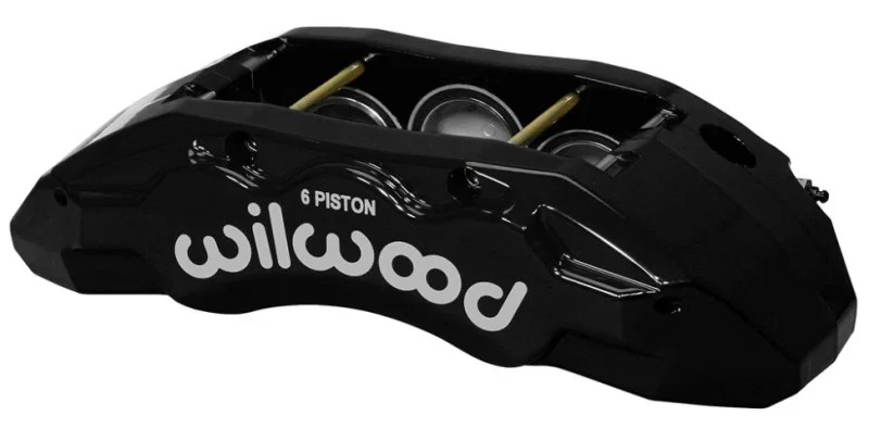 Wilwood 120-13815-BK, Caliper-TX6R- R/H - Black 2.00/1.88/1.88in Pistons 1.38in Disc