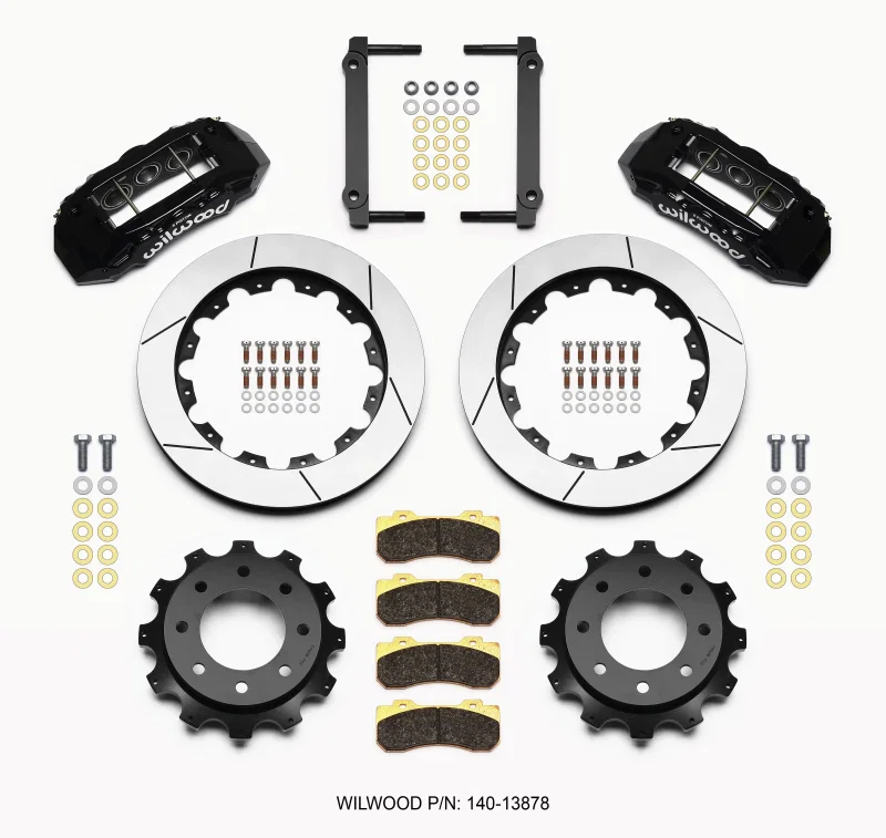 Wilwood 140-13878, TX6R Rear Kit 16.00in Black 1999-2010 GM H2 / 2500 4.63 Cntr