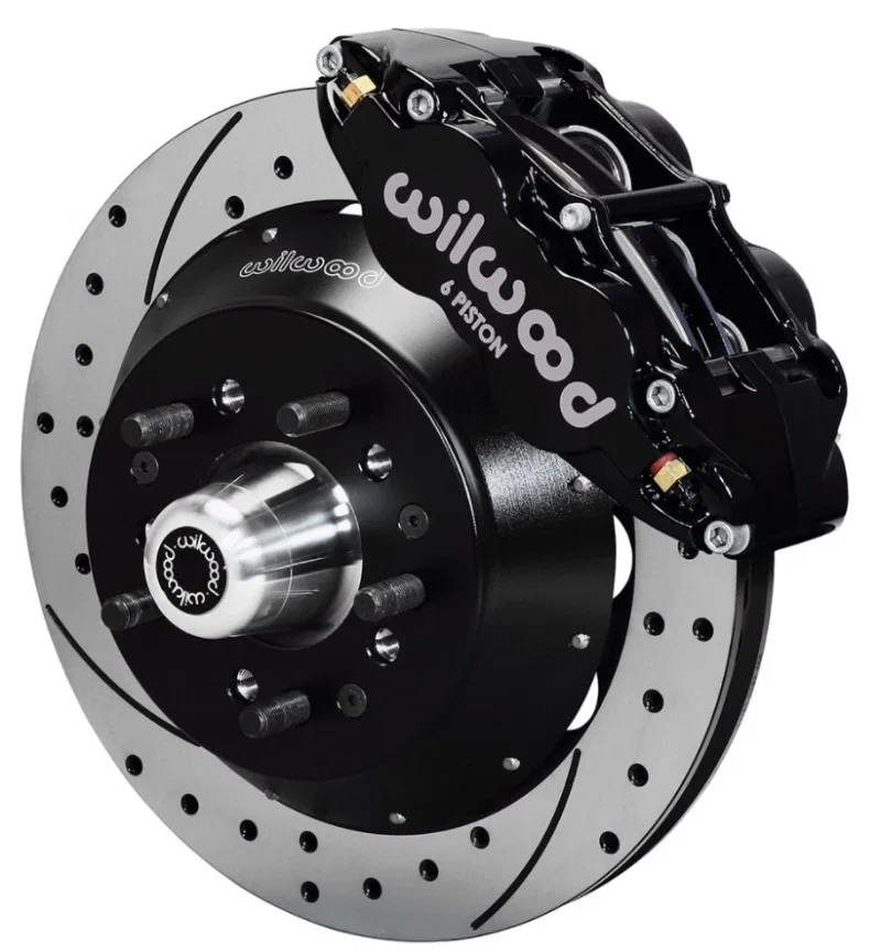 Wilwood 140-15410-D, Narrow Superlite 6R Dust-Seal Big Brake Front Brake Kit 14in. Drilled w/ Wilwood Pro Spindle