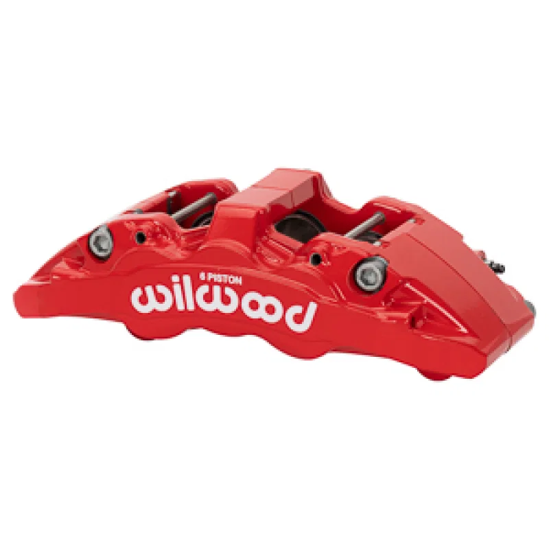 Wilwood 120-16823-RD, Caliper-Aero6-R/H - Red 1.75/1.62/1.62in Pistons 1.25in Disc