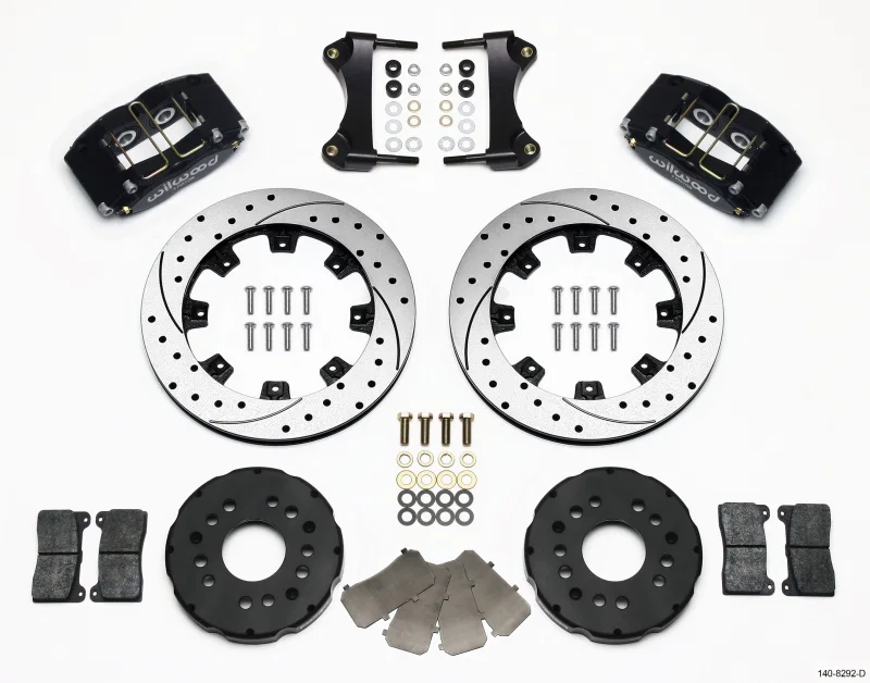 Wilwood 140-8292-D, Dynapro Radial Front Kit 12.19in Drilled 95-99 Mitsubishi Eclipse (*Line Kit Needed*)