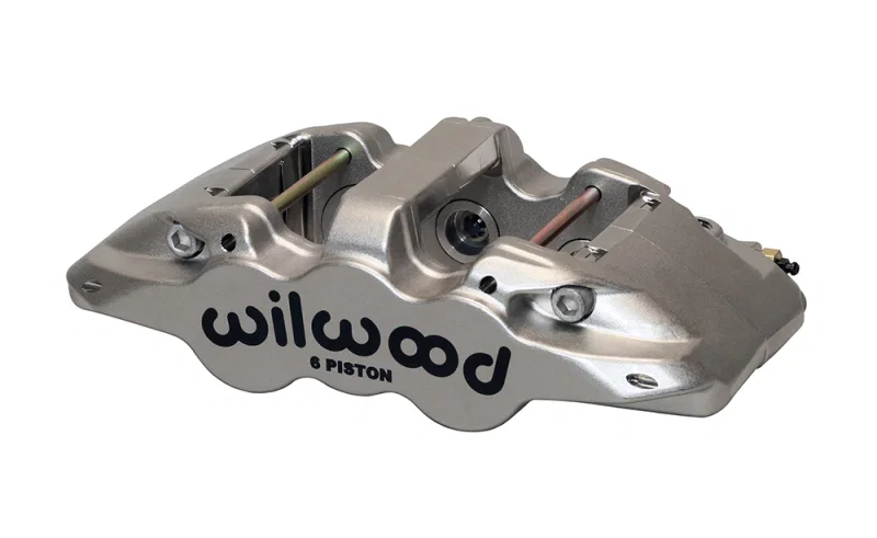 Wilwood 120-13299-N, Caliper-Aero6-ST-R/H-Nickel (.80 Thk Pad) 1.62/1.12/1.12in Pistons 1.25in Disc