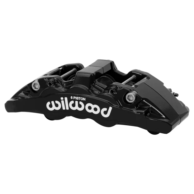 Wilwood 120-17294-BK, caliper AERO6-DM bronco 21-24/RANGER 19- 22 1.75/1.62/1.62 1.25 rotor R/H black