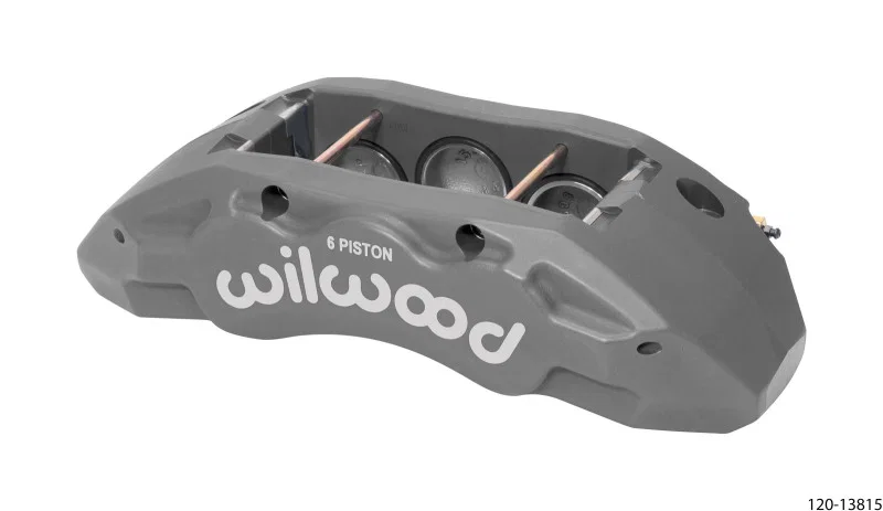 Wilwood 120-13815, Caliper-TX6R- R/H - Clear 2.00/1.88/1.88in Pistons 1.38in Disc