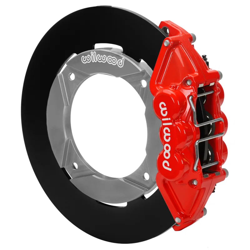 Wilwood 140-17280-R, 2020+ Polaris RZR Pro UTV6 Rear Kit 11.25in - Red Calipers/Blank Rotors for Ford Bronco