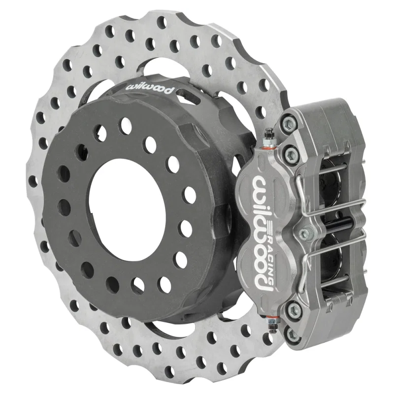 Wilwood 140-17877-D, Olds/Pont Dynapro SA Lug Drive Dynamic Single Rear Drag Brake Kit - 2.81 Offset