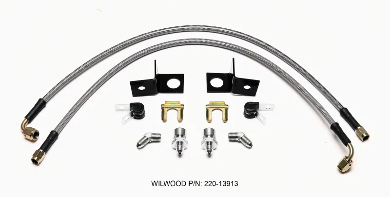 Wilwood 220-13913, Flexline Kit Rear 2015-Up Mustang
