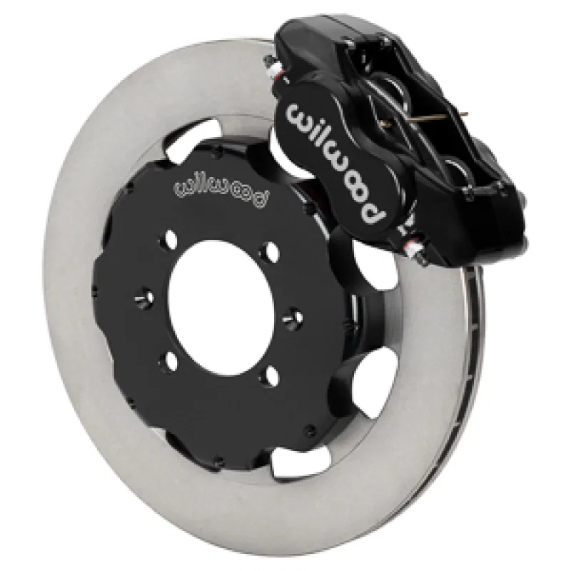 Wilwood 140-17935, Forged Dynalite Front Hat Kit 11.75in Black Rotor 90-05 Miata for Subaru