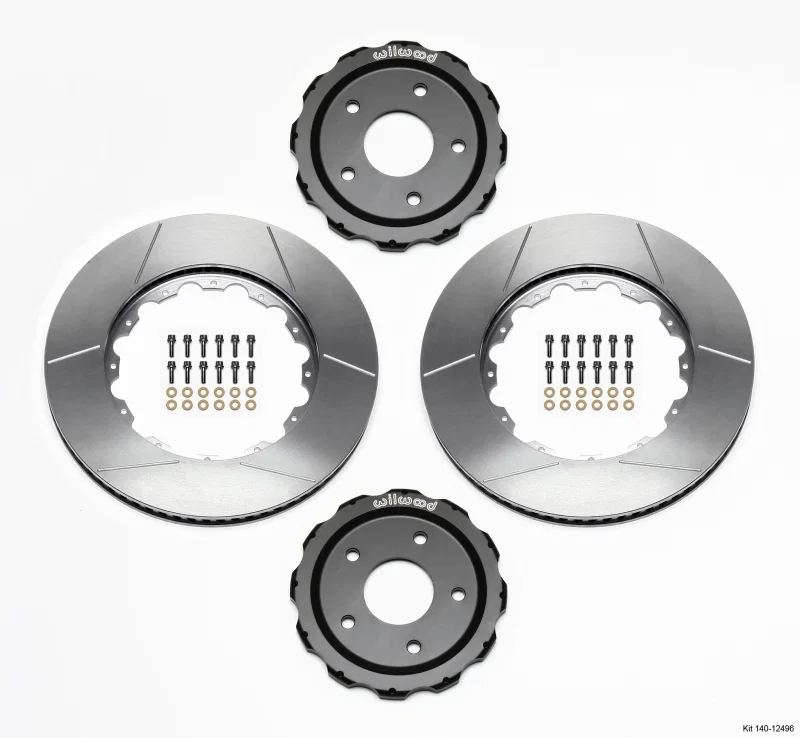 Wilwood 140-12496, Hat/Rotor Kit Front 06-Up Corvette C6-Z06 (2pc Hat/Rtr)