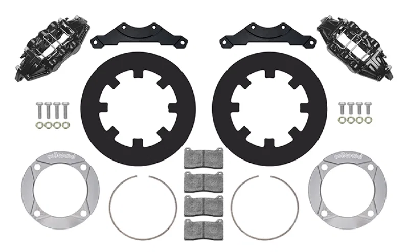 Wilwood 140-16633, 2014+ Polaris RZR XP 1000 Rear Kit 11.25in - Black