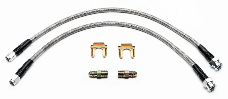 Wilwood 220-9199, Flexline Kit Front 1995-98 Nissan 240SX w/ FSL4 Caliper