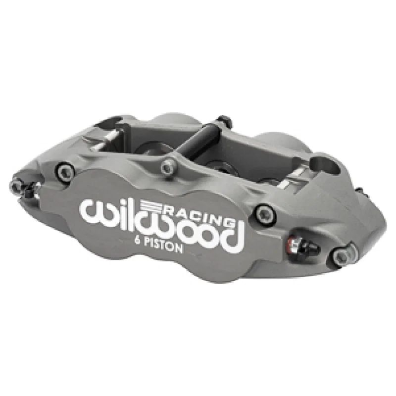 Wilwood 120-17507, Caliper Forged Narrow Superlite 6R R/H 1.62in/1.12in/1.12in Pistons .38in Rotor - Anodized