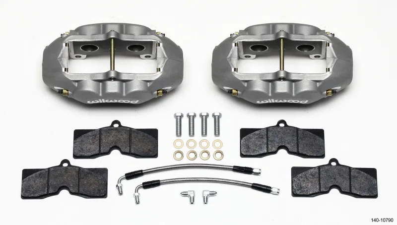 Wilwood 140-10790, D8-4 Rear Caliper Kit Clear Corvette C2 / C3 65-82