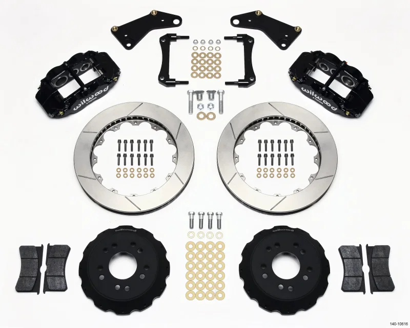 Wilwood 140-10616, Narrow Superlite 6R Front Hat Kit 13.06in 65-82 Corvette C2/C3